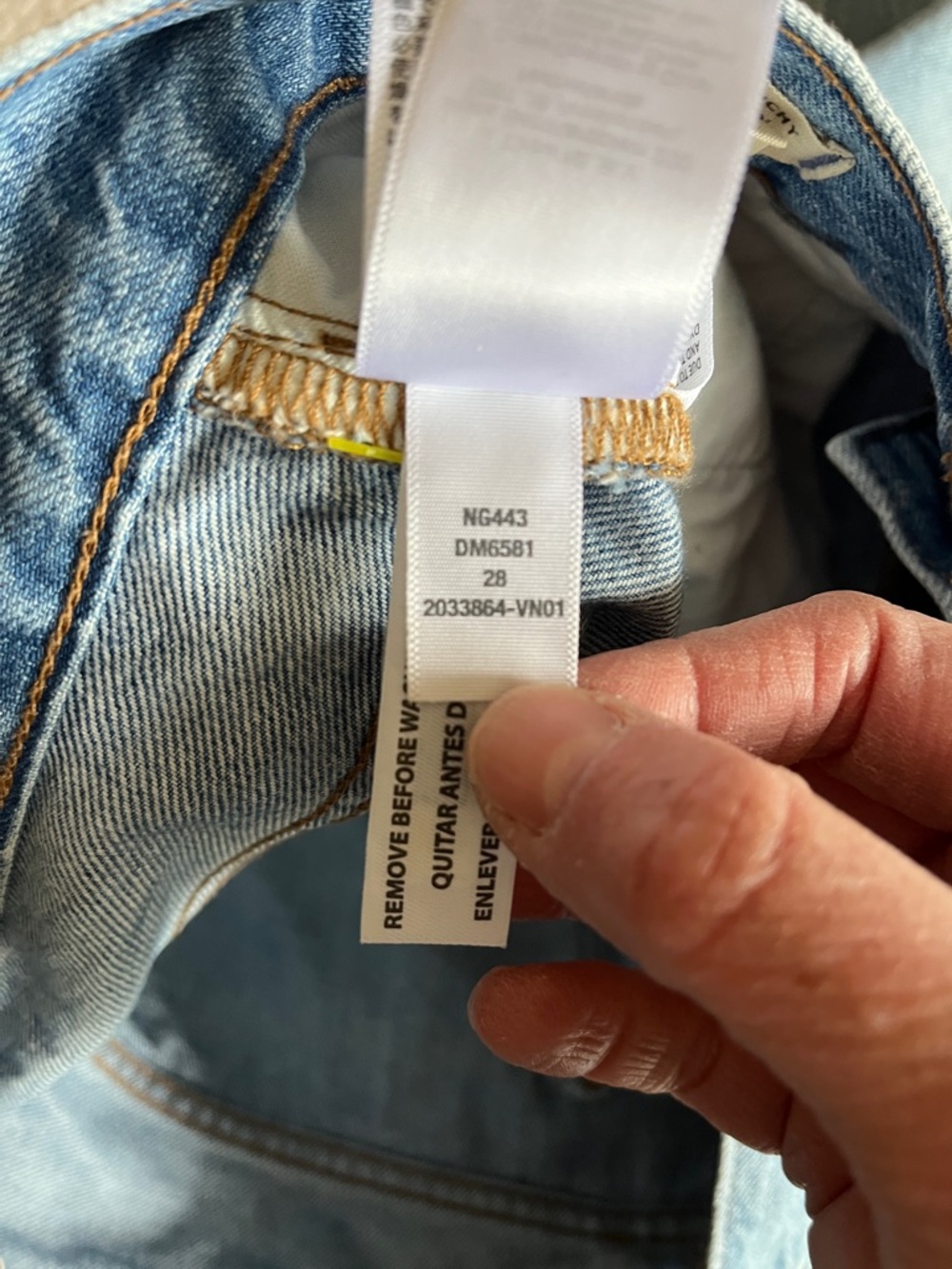 Madewell The Slouchy Boyjean in Riverspring Wash Sz 28 - Picture 9 of 16